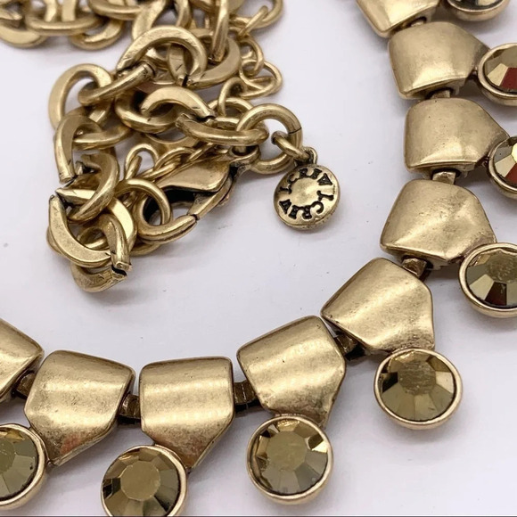 J. Crew Gold Crystal Collar Necklace - Picture 3 of 3